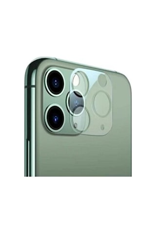 Apple Uyumlu iPhone 11 Pro Kamera Lens Koruma Camı Şeffaf
