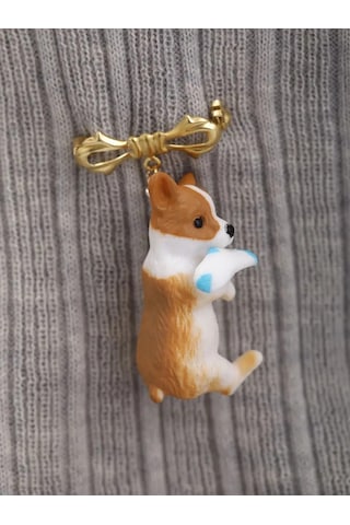 Blucome Broş 167722734 Kahve