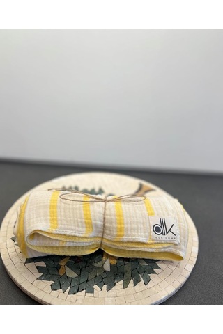 Müslin Kumaş Bebek Battaniyesi 95x95 Cm 36 Derece Üstü