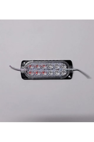 Çakar Modül Mavi--kırmızı 12 Ledli 12 Volt 2.4 Watt -2 Adet -351- Mavi - Kırmızı
