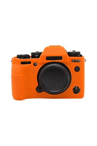 Fujıfılm Xt3 İçin Puluz Soft Silikon Koruyucu Kılıf Turuncu Diğer
