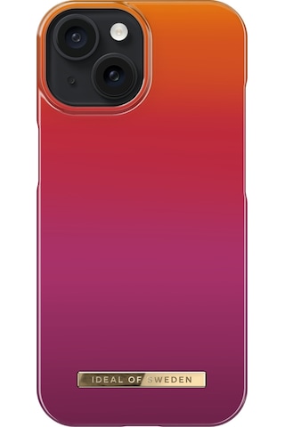 Fashion Case Apple Uyumlu iPhone 15 Vibrant Ombre Çok Renkli