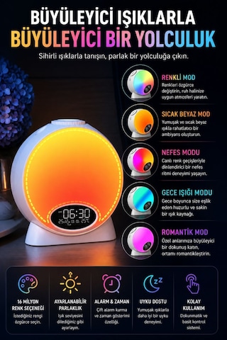 Galaxy Uyumlu Projektör Yıldız Gece Lambası Rgb Bluetooth Hoparlörlü Döner Uzay Projeksiyon Alarm Özellikli