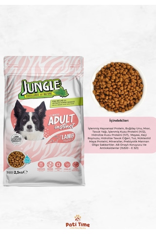 Yüksek Enerjili Kuzulu Köpek Maması 2.5 Kg + 3 Adet 100gr Somon Ezme Hediye