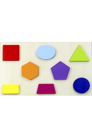 Artebella Iq Ve Gelişim Ürünleri Ahşap Geometrik Bulmaca