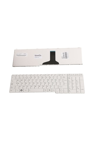 Laptopshop Toshiba Uyumlu Satellite C660 Notebook Klavye Beyaz