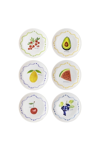 The Mia Furutta Pasta Tabağı 6lı Set 19 Cm