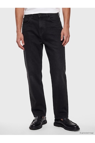 Lcw Jeans Siyah Baggy Fit Erkek Jean Pantolon