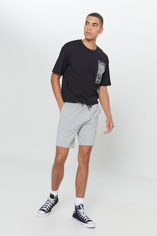 Ac&Co / Altınyıldız Classics Erkek Grı Melanj Standart Fit Normal Kesim Pamuklu Rahat Örme Şort