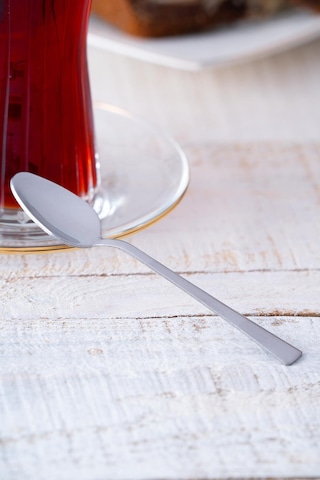 Karat Çelik 6'lı Çay Kaşığı