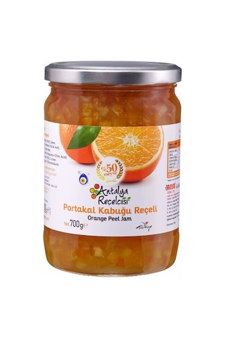 Antalya Reçelcisi Portakal Kabuğu Reçeli 700 G Antalya Reçelcisi Portakal Kabuğu Reçeli 700 G