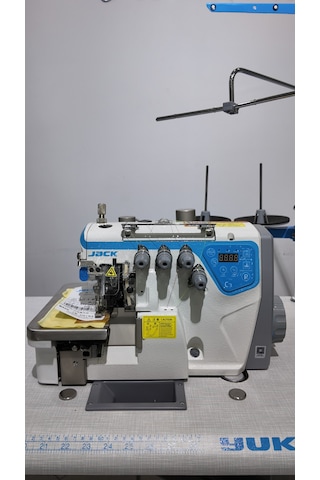 Jack C3-4 4 İplik Full Otomatik Overlok Makinası 5800 Devir Yok