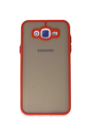 Newface Samsung Galaxy Uyumlu J7 Kılıf Montreal Silikon Kapak Semeglbl - 93 - Kırmızı