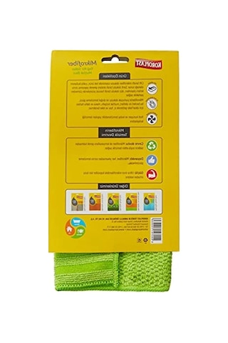 Mikrofiber Yağ & Kir Sökücü Mutfak Bezi - Çift Taraflı Hızlı Kuruyan Tasarım Açık Bej