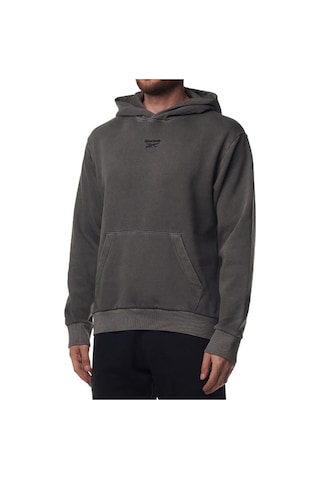 Reebok Rı Washed Oth Hood Erkek Sweatshirt 100205480 Siyah Siyah