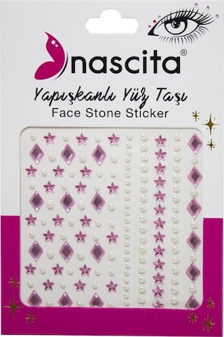 Nascita Yapışkanlı Yüz Taşı Pembe