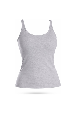 5in1Canpolat Gri U Yaka Fitilli Basic Atlet