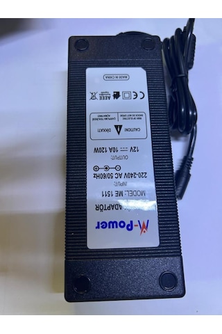 Smps Adaptör 12v Dc 10a Switchmode Laptop Tip M-power