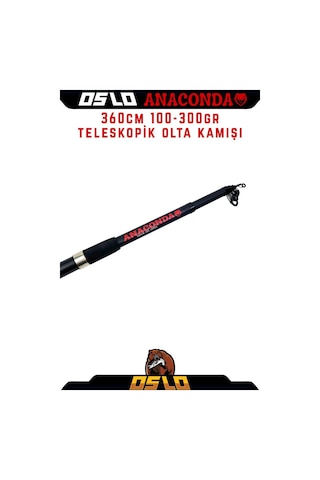 Oslo Anaconda 360cm 100-300gr Teleskopik Olta Kamışı