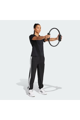 Adidas Train Essentials 3-stripes Woven Kadın Eşofman Altı Jı8313 Siyah
