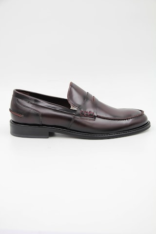 Carfier 0116 Erkek Klasik Ayakkabı - Bordo-bordo