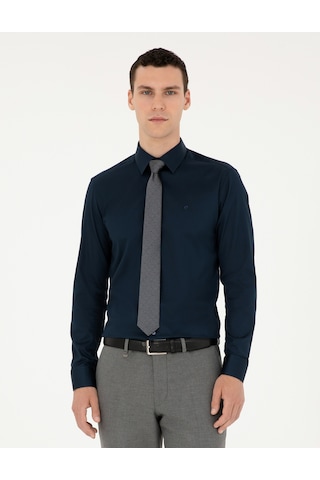 Pierre Cardin Erkek Lacivert Gömlek Basic 50286102-vr033 Lacivert