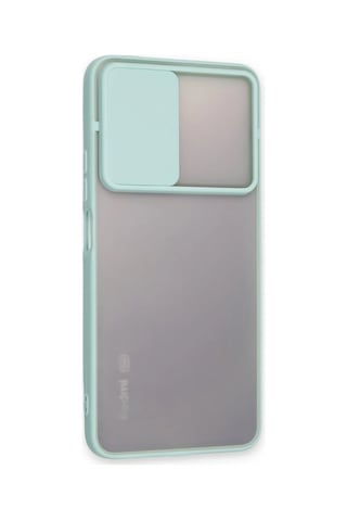 Newface - 318 - Xiaomi Redmi Note 11 Pro Plus 5g Kılıf Palm Buzlu Kamera Sürgülü Silikon - Csmo-tex - - Turkuaz