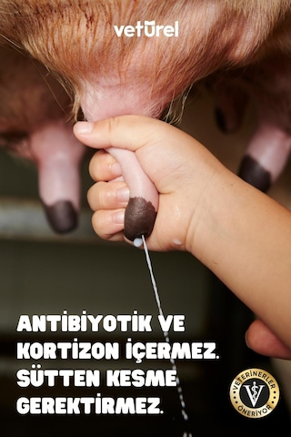 Veturel Göz Bakım İnek Koyun Çiftlik Hayvanı Göz Kızarıklığı Mukus Yıkama Spreyi 500 ML