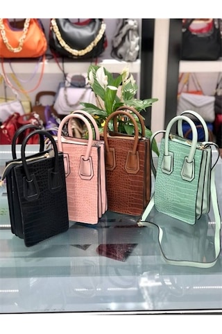 Sentt Deri Damarlı Akardion Çanta