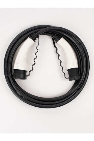 Gobo Energy Elektrikli Araç Şarj Kablosu 5 Metre 22kw Tip 2 - Trifaze Siyah 32a