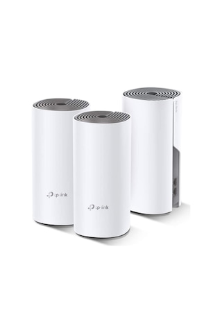 TP-Link Deco E4 1200 Mbps 5 GHz Wi-Fi Mesh Sistemi 3'lü