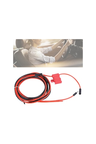 Kangvka Motorola Mobil Radyolar İçin Sigorta Füzyeli Güç Kablosu - Cm200 Pm400 Cdm750 Cdm1250 Uyumlu Araç Tabanlı Bağlantı Kablosu Hkn4137