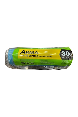 Arma Naylon Tadilat Boya Koruyucu Örtü Poşet Kalın Pratik Branda - 4x7.5 Metre - 30 M2 - 10 Paket