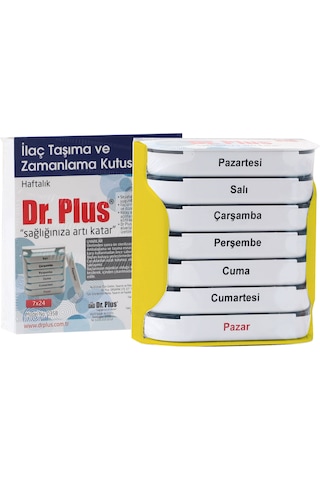 Dr Plus Haftalık İlaç Kutusu 7 x 24