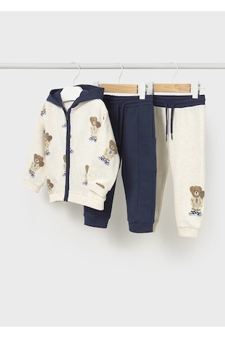 Mayoral Erkek Bebek 3'lü Eşofman Takımı 2836 Mavi