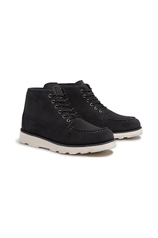 Timberland Tb0a6cep Britton Mills Mid Lace Up Chukka Boot Süet Siyah Erkek Bot Süet Siyah