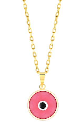 Kadın 14 Ayar Altın Nazar Göz Kolye Ucu - Mmkly1721