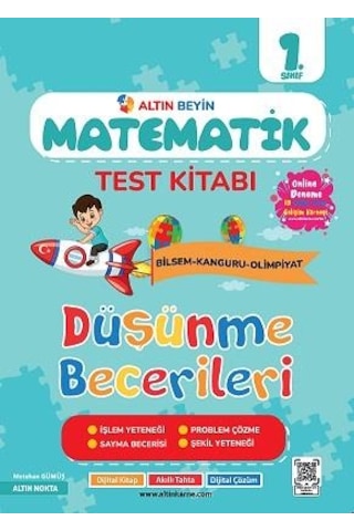 Altın Nokta Yayınları 1.sınıf Bilsem-kanguru-olimpiyat Sınavlarına Hazırlık Seti 6 Kitap