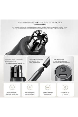 Xiaomi Mijia Elektrikli Burun Kılı Kesme Makinesi