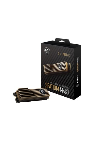 MSI Spatium M480 Pro 2 TB HS 7400/7000 MB/S PCIe 4.0 NVMe M.2 SSD