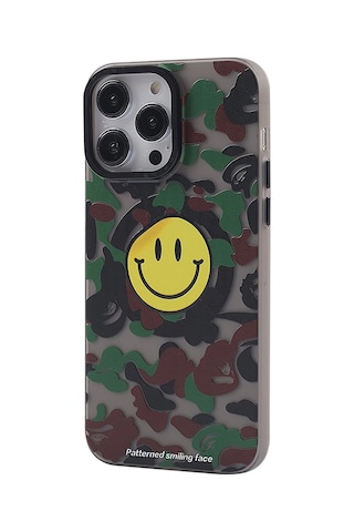 Newface - 119 - Apple iPhone Uyumlu 14 Pro Kılıf Apollo Magneticsafe Desenli Kapak - Apollo Siyah - Kmrsfres - - 4