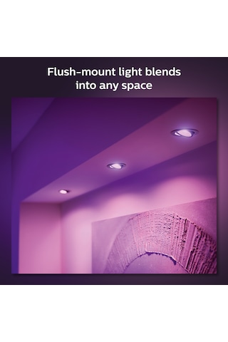 Philips Hue WCA Centura Akıllı Gömme 3'lü Spot 3x5.7W (Alüminyum)