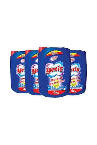 Yetiş Bulaşık Deterjanı 4 x 4 KG