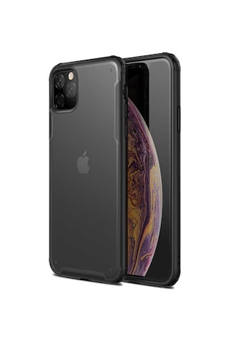Apple Uyumlu iPhone 11 Pro Max Kılıf Zore Volks Kapak-Siyah