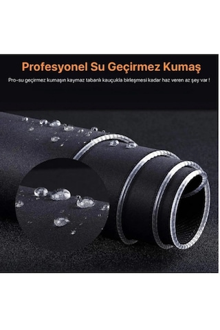 Rgb 80x30 Düz Siyah Su Geçirmez Gaming Işıklı Oyuncu Mousepad