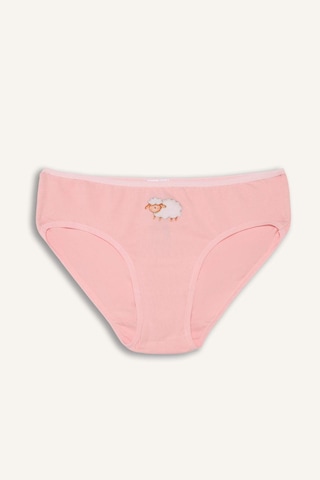 Defacto Hayvan Desenli Penye 3lü Slip Külot Kız Çocuk H5943a826smwt34 Beyaz-wt34