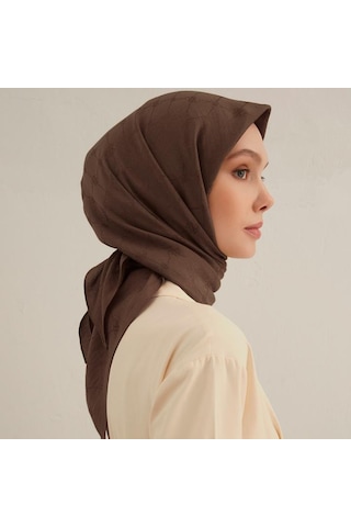 Armine E00oa0444092 74 Armine Lyocell Eşarp 4 Kahverengi