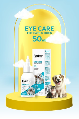 Kedi Ve Köpekler İçin Göz Bakım Damlası 50 Ml
