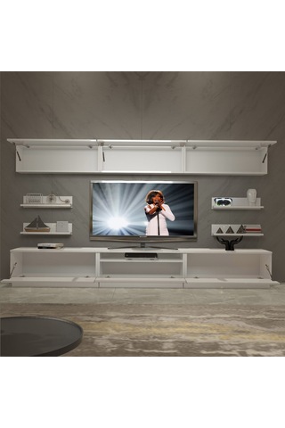Decoraktiv Trendstyle 8ys Mdf Tv Ünitesi Tv Sehpası Beyaz