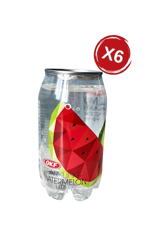 Enerjisi Azaltılmış Karpuz Aromalı Gazlı İçecek 350ml 6'lı Set
